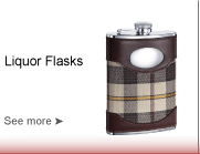 Liquor Flasks: See more by clicking here.